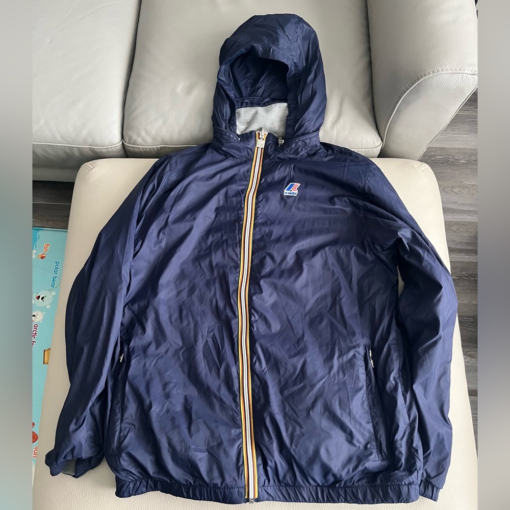 NWOT - K-Way Unisex Reversible Jacket - Men Size M / Women Size L